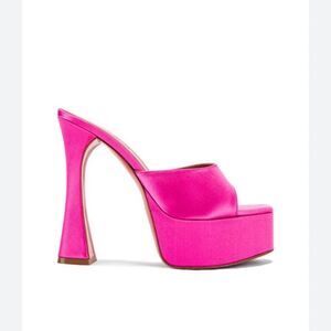 Amina muaddi pink heel #1